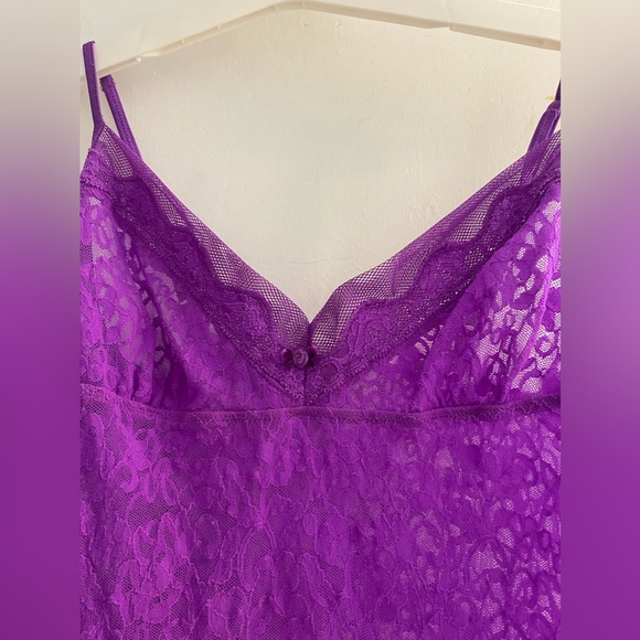 Victoria’s Secret Vintage Lace Sheer Mini Dress Size Small - Picture 4 of 6